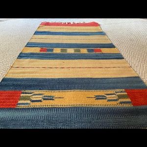 Indian Kilim Dhurrie runner